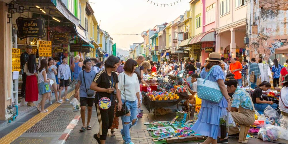 shopping in Phuket market