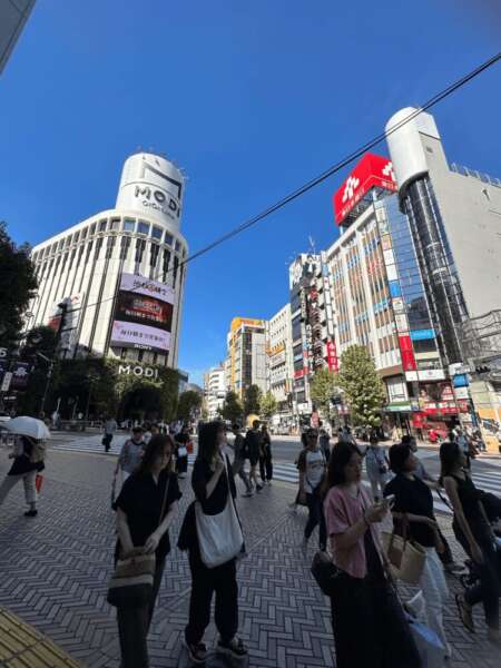 Shibuya crossing japan