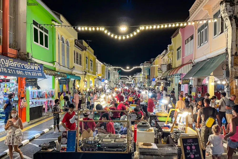 Night walking market Phuket