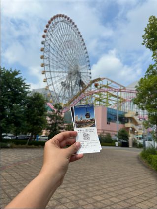 Cosmo world ferris ride yokohama