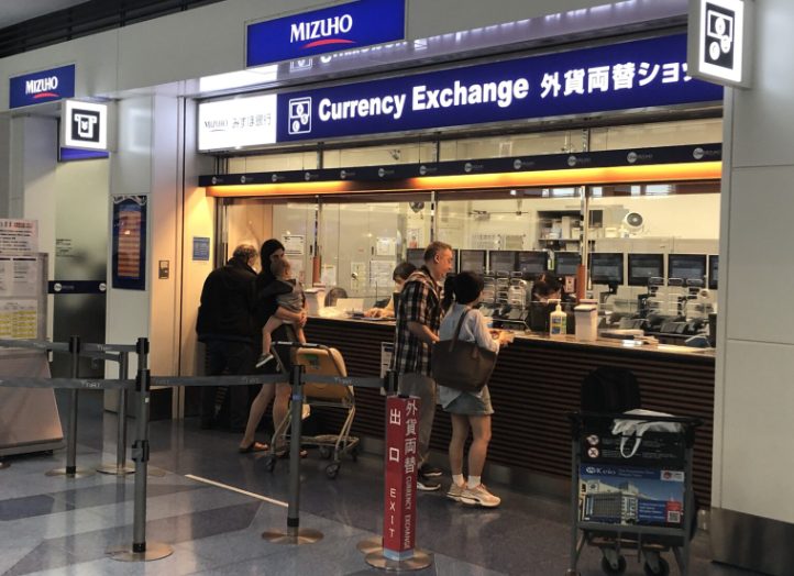 Current exchange in japan